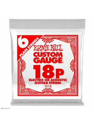 ERNIE BALL 1018 PLAIN STEEL .018 žica za akustičnu/ električnu gitaru