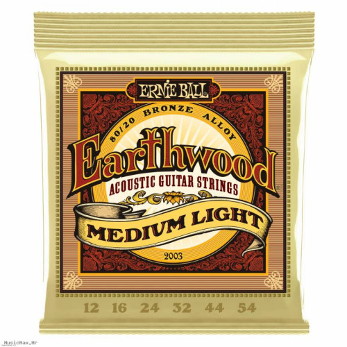 ERNIE BALL 2003 EARTHWOOD 12-54 žice za akustičnu gitaru