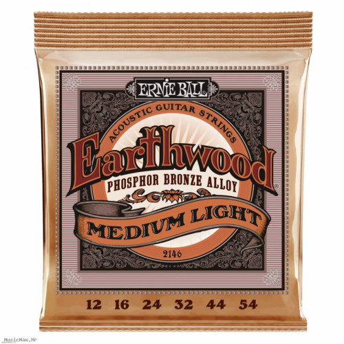 ERNIE BALL 2146 EARTHWOOD 12-54 žice za akustičnu gitaru