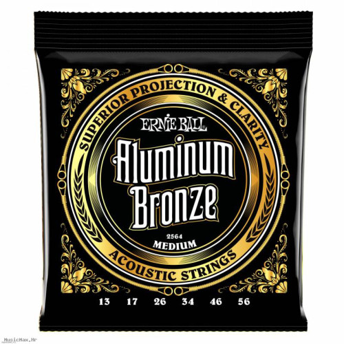 ERNIE BALL 2564 ALUMINUM BRONZE 13-56 žice za akustičnu gitaru