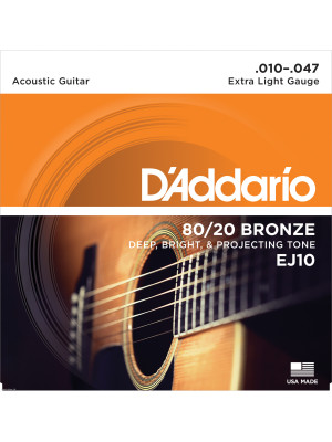 DADDARIO EJ10 10-47 žice za akustičnu gitaru