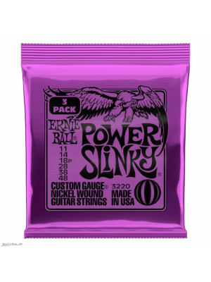 ERNIE BALL 3220 POWER SLINKY 3 PACK 11-48 žice za električnu gitaru