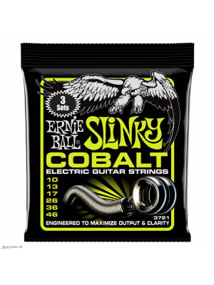 ERNIE BALL 3721 COBALT 3 PACK 10-46 žice za električnu gitaru