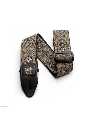 ERNIE BALL 4163 JACQUARD Gold & Black Paisley Gold remen za gitaru ERNIE BALL 4163 JACQUARD Gold & Black Paisley Gold remen za gitaru