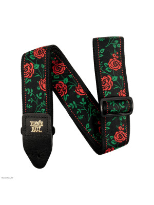 ERNIE BALL 5318 JACQUARD Spanish Rose Black remen za gitaru