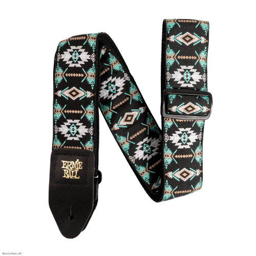 ERNIE BALL 5325 JACQUARD Southwestern Turquoise Green remen za gitaru ERNIE BALL 5325 JACQUARD Southwestern Turquoise Green remen za gitaru