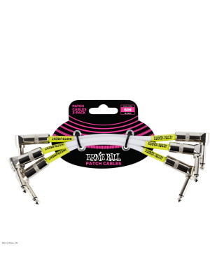 ERNIE BALL 6051 (set 3) 15cm patch kabel