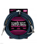 ERNIE BALL 6060 Black/Blue 7.5m instrumentalni kabel