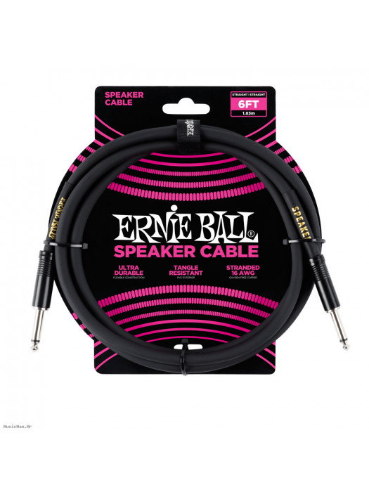 ERNIE BALL 6072 J-J 1.8m zvučnički kabel