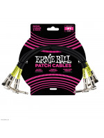 ERNIE BALL 6075 (set 3) 30cm patch kabel