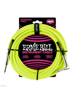 ERNIE BALL 6085 Neon Yellow 5.5m instrumentalni kabel