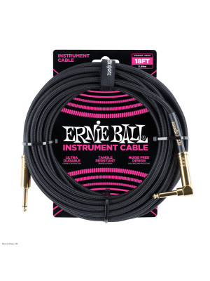 ERNIE BALL 6086 Black 5.5m instrumentalni kabel