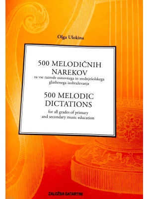 DZS 500 MELODIČNIH NAREKOV Ulokina udžbenik glazbene teorije
