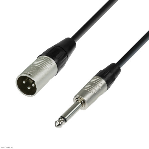 ADAM HALL K4MMP1000 XLR Male-6.3 Mono 10m instrumentalni kabel
