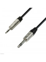 ADAM HALL BVW0150 3.5 Stereo-6.3 Stereo 1.5m audio kabel