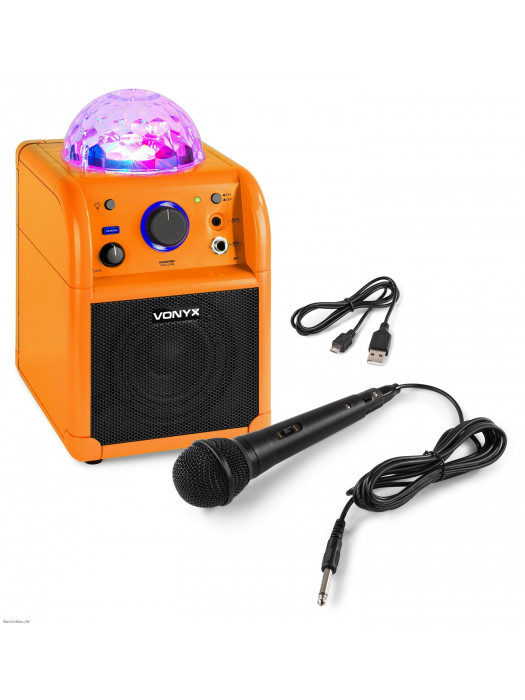 VONYX SBS50L BT Orange karaoke set