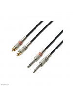 ADAM HALL K3TPC0600 2xRCA-2x6.3 6 m audio kabel