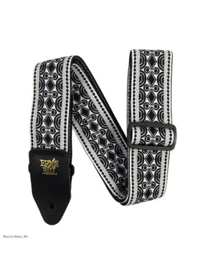 ERNIE BALL 5319 JACQUARD Beatnik Black remen za gitaru ERNIE BALL 5319 JACQUARD Beatnik Black remen za gitaru