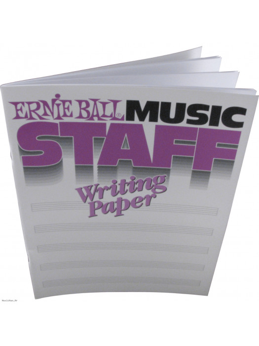 ERNIE BALL 7019 MUSIC STAFF WRITING PAPER kajdanka