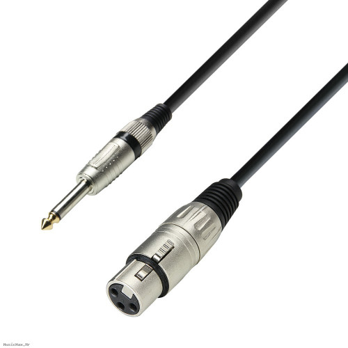ADAM HALL K3MFP0600 XLR Female-6.3 Mono 6 m mikrofonski kabel ADAM HALL K3MFP0600 XLR Female-6.3 Mono 6 m mikrofonski kabel