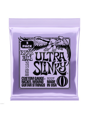 ERNIE BALL 3227 ULTRA SLINKY 3-Pack 10-48 žice za električnu gitaru