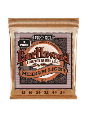 ERNIE BALL 3546 EARTHWOOD 3-Pack 12-54 žice za akustičnu gitaru