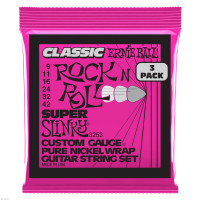 ERNIE BALL 3253 SUPER SLINKY 3-Pack 9-42 žice za električnu gitaru