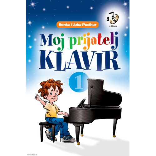 PUCIHAR MOJ PRIJATELJ KLAVIR 1 udžbenik za klavir