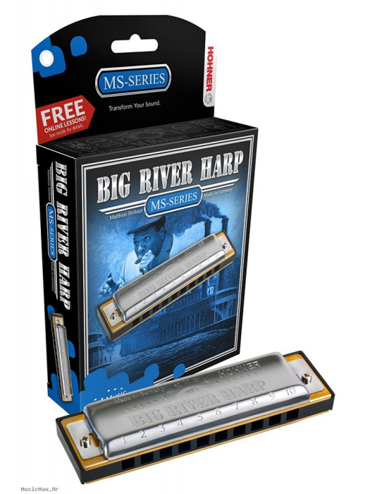 HOHNER 590/20 Big River Harp D usna harmonika