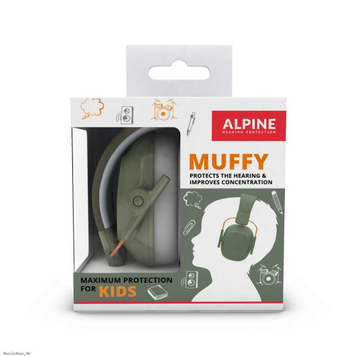 ALPINE MUSICSAFE EARMUFF KIDS Green čepići za uši ALPINE MUSICSAFE EARMUFF KIDS Green čepići za uši