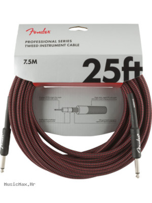 FENDER PRO 25´ 7.5 m RED TWD instrumentalni kabel