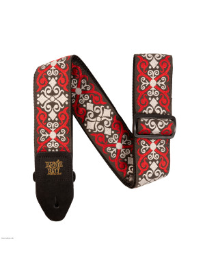 ERNIE BALL 4695 JACQUARD Red Trellis remen za gitaru ERNIE BALL 4695 JACQUARD Red Trellis remen za gitaru