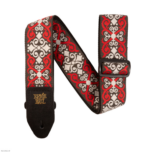 ERNIE BALL 4695 JACQUARD Red Trellis remen za gitaru