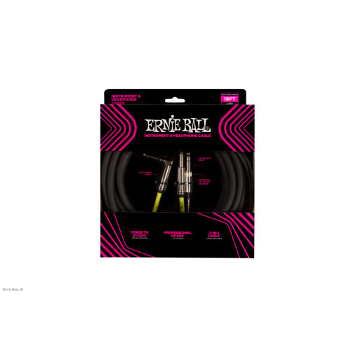 ERNIE BALL 6411 Headphone & Instrument instrumentalni kabel