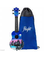 FLIGHT UTS-42 SNOW Ultra Travel sopran ukulele s torbom