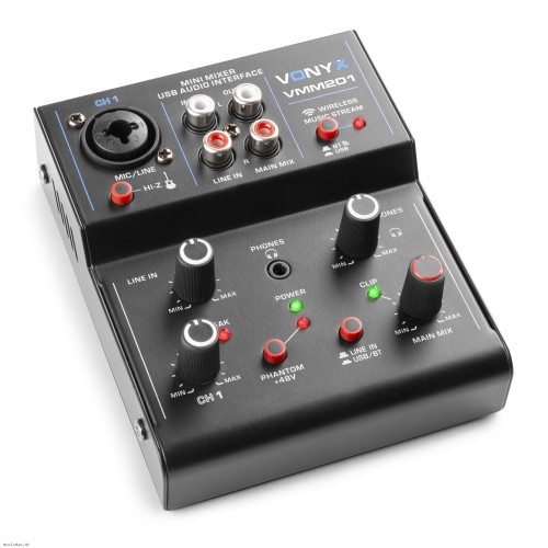 VONYX VMM201 2CH/BT mikseta