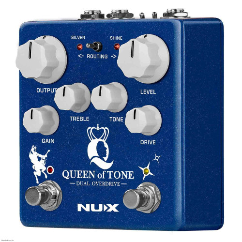 NUX NDO-6 QUEEN OF TONE Dual Overdrive gitarski efekt