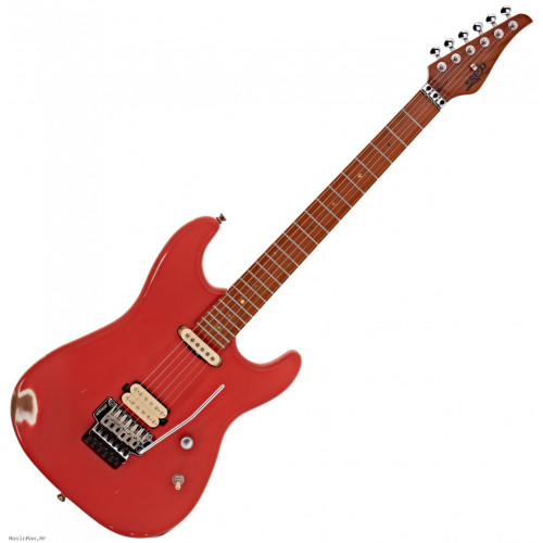 JET JS-850 FR RELIC HS Red Relic električna gitara