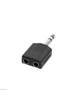 ADAM HALL K4AYJF3JM3 2 x 6.3 Stereo-6.3 Stereo adapter
