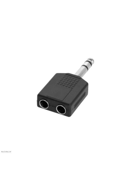 ADAM HALL K4AYJF3JM3 2 x 6.3 Stereo-6.3 Stereo adapter