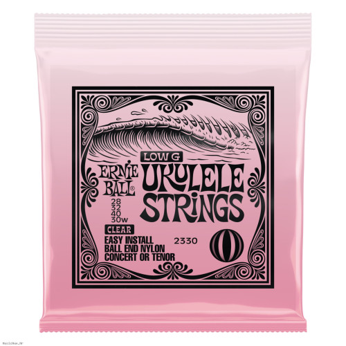ERNIE BALL 2330 CONCERT/TENOR NYLON BALL END WOUND G Clear Low G žice za koncert ukulele