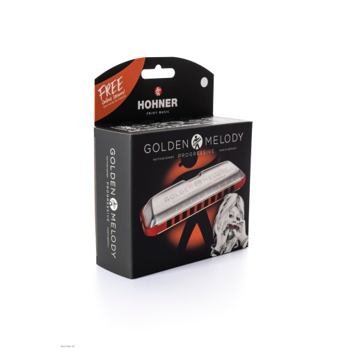 HOHNER GOLDEN MELODY Progressive A dijatonska usna harmonika