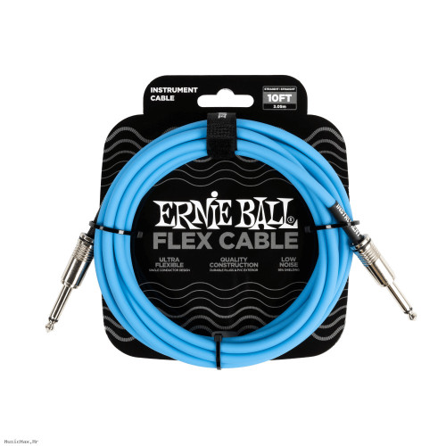 ERNIE BALL 6412 Flex Blue 3m instrumentalni kabel