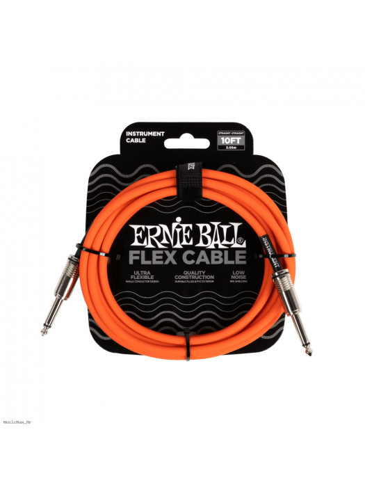 ERNIE BALL 6416 Flex Orange 3m instrumentalni kabel