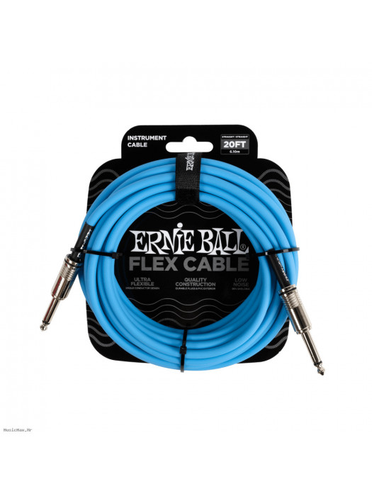 ERNIE BALL 6417 Flex Blue 6m instrumentalni kabel