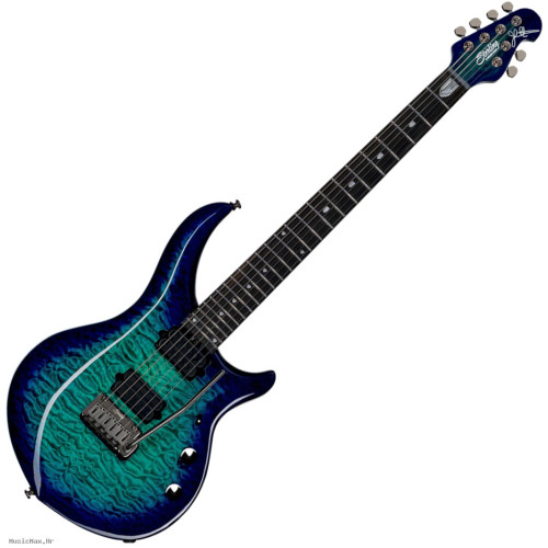 STERLING MAJESTY 200X QUILTED MAPLE Curelean Paradise električna gitara s torbom