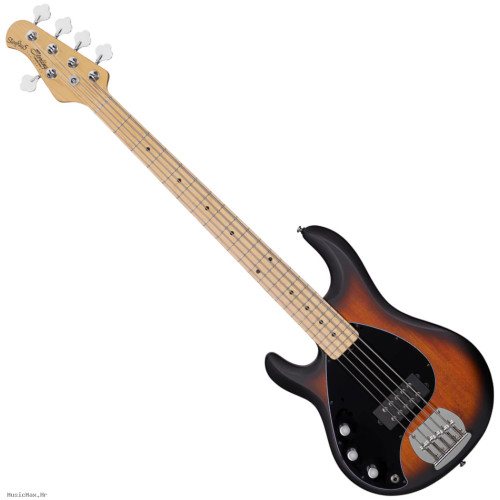 STERLING STINGRAY 5 LEFT-HANDED Vintage Sunburst Satin 5-žičana bas gitara