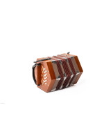 GOLDENCUP JBC20 20 KEY WOOD VENEER CONCERTINA harmonika