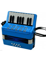 GOLDENCUP JP1708 17 MONOPHONIC 8 BASS BLUE CHILDREN TOY ACCORDION