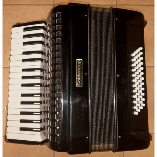 GOLDENCUP JP3248 32 KEY 48 BASS Blk harmonika